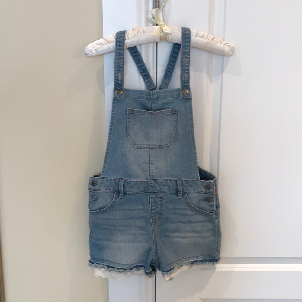 Kids Denim overall jumpsuit